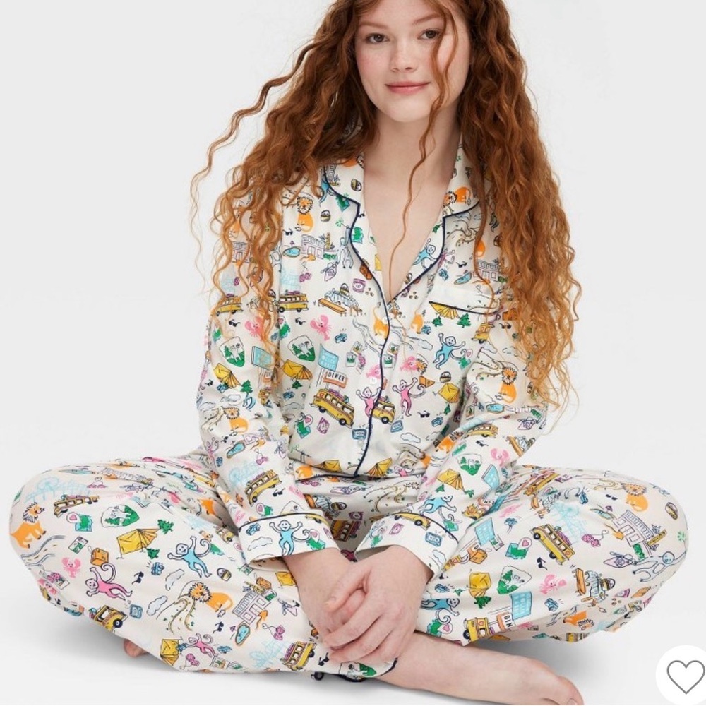 Roadtrip Pajama Set‎ Blue/Yellow/Pink - Roller Rabbit x Target
